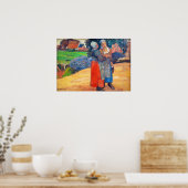 Paul Gauguin - Paysannes Bretones ポスター (キッチン)