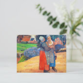 Paul Gauguin - Paysannes Bretones ポストカード (スタンド正面)