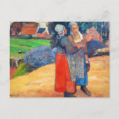 Paul Gauguin - Paysannes Bretones ポストカード (正面)