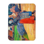 Paul Gauguin - Paysannes Bretones マグネット (縦)