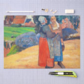 Paul Gauguin - Paysannes Bretones 薄葉紙 (クラフト)