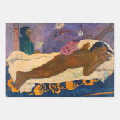 Paul Gauguin - Spirit of the Dead Watch ラッピングペーパーシート (正面2)
