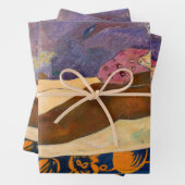 Paul Gauguin - Spirit of the Dead Watch ラッピングペーパーシート (インサイチュ)