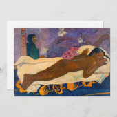 Paul Gauguin - Spirit of the Dead Watch 招待状 (正面/裏面)