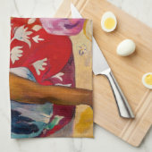 Paul Gauguin - Tahitian Women on theビーチ キッチンタオル (四つ折り)