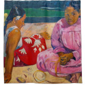 Paul Gauguin - Tahitian Women on theビーチ シャワーカーテン (正面)