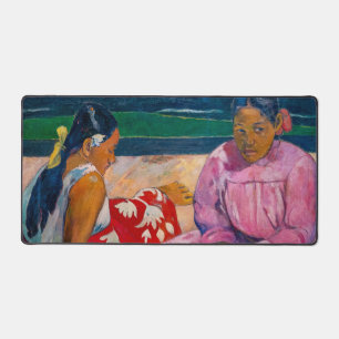 Paul Gauguin - Tahitian Women on theビーチ デスクマット