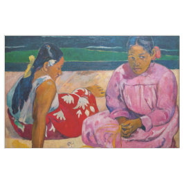 Paul Gauguin - Tahitian Women on theビーチ ファブリック