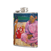 Paul Gauguin - Tahitian Women on theビーチ フラスク (左)