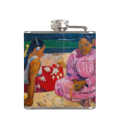 Paul Gauguin - Tahitian Women on theビーチ フラスク (裏面)