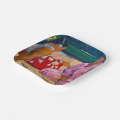 Paul Gauguin - Tahitian Women on theビーチ ペーパープレート (傾斜あり)