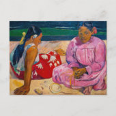 Paul Gauguin - Tahitian Women on theビーチ ポストカード (正面)