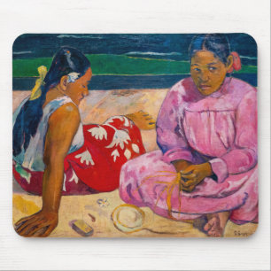 Paul Gauguin - Tahitian Women on theビーチ マウスパッド