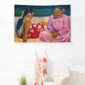 Paul Gauguin - Tahitian Women on theビーチ 横断幕 (インサイチュ)
