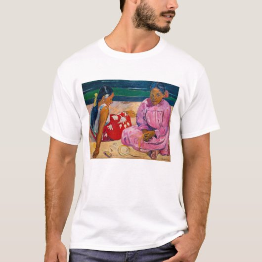 Paul Gauguin - Tahitian Women on theビーチ Tシャツ (正面)