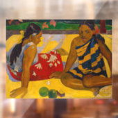Paul Gauguin - Tahitian Women / Parau Api ウィンドウサイン (シート2)