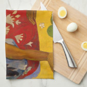 Paul Gauguin - Tahitian Women / Parau Api キッチンタオル (四つ折り)