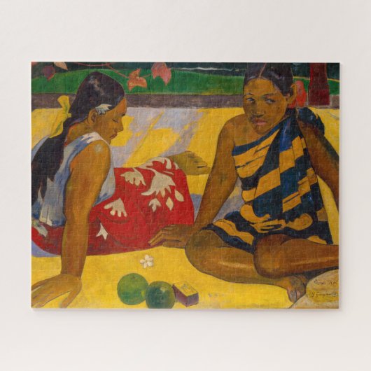 Paul Gauguin - Tahitian Women / Parau Api ジグソーパズル (横)