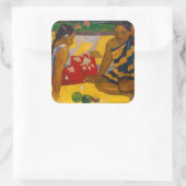 Paul Gauguin - Tahitian Women / Parau Api スクエアシール (バッグ)