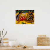 Paul Gauguin - Tahitian Women / Parau Api ポスター (キッチン)