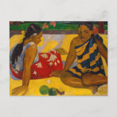 Paul Gauguin - Tahitian Women / Parau Api ポストカード (正面)