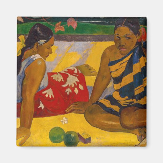 Paul Gauguin - Tahitian Women / Parau Api マグネット (正面)