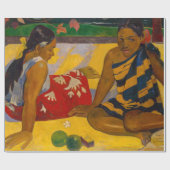 Paul Gauguin - Tahitian Women / Parau Api ラッピングペーパー (フラット)