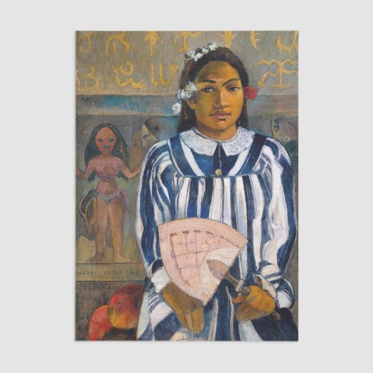 Paul Gauguin - The Ancestors of Tehamana 薄葉紙