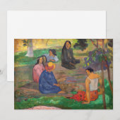 Paul Gauguin - The Conversation /レパラオ サンキューカード (正面/裏面)