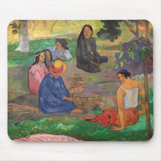 Paul Gauguin - The Conversation /レパラオ マウスパッド (正面)