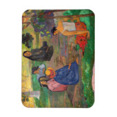Paul Gauguin - The Conversation /レパラオ マグネット (縦)