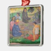 Paul Gauguin - The Conversation /レパラオ メタルオーナメント (左)