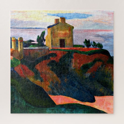 Paul Gauguin, The House at Pan-Du ジグソーパズル (縦)