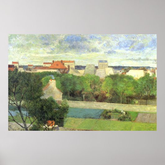 Paul Gauguin The Market Gardens of Vaugirard ポスター (正面)