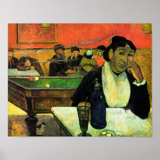 Paul Gauguin: The Nightカフェ, Arles ポスター (正面)