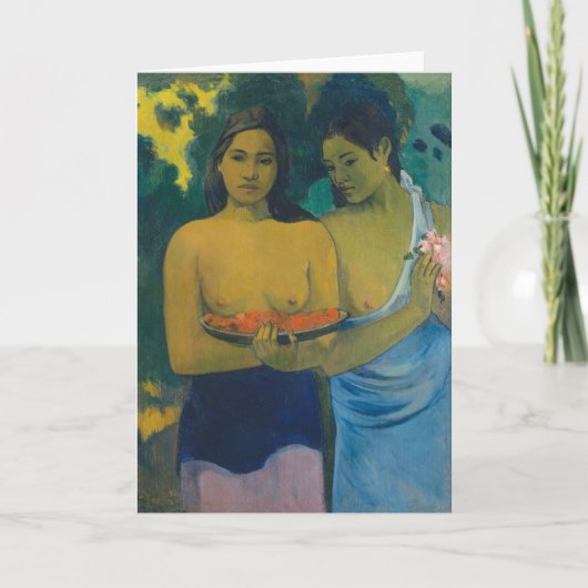 Paul Gauguin - Two Tahitian Women カード (正面)
