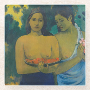 Paul Gauguin - Two Tahitian Women ガラスコースター