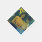 Paul Gauguin - Two Tahitian Women スタンダードカクテルナプキン (角)
