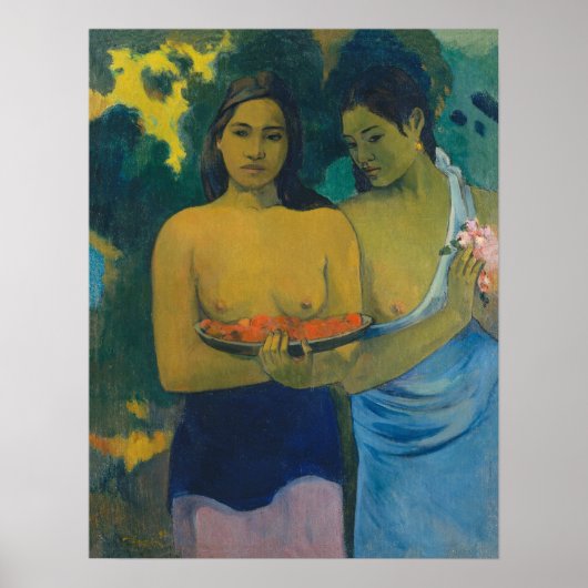 Paul Gauguin - Two Tahitian Women ポスター (正面)