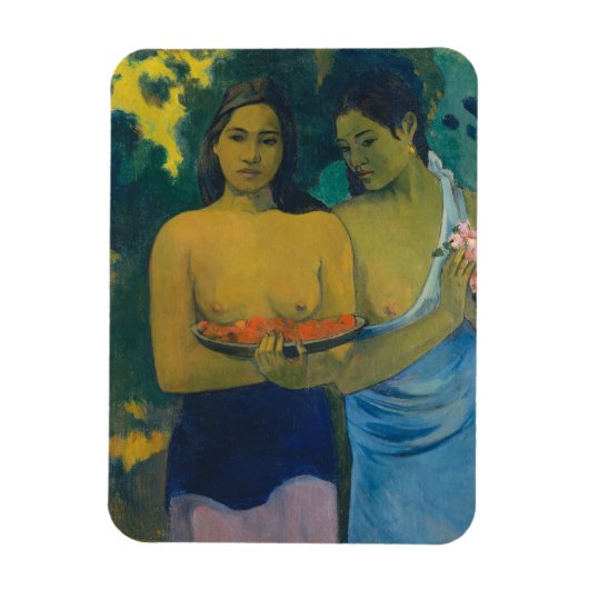 Paul Gauguin - Two Tahitian Women マグネット (縦)