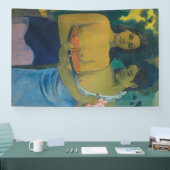 Paul Gauguin - Two Tahitian Women 横断幕 (トレードショー)