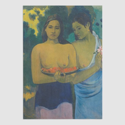 Paul Gauguin - Two Tahitian Women 薄葉紙