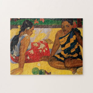 Paul Gauguin Two Women Of Tahiti Parau Api Vintage ジグソーパズル