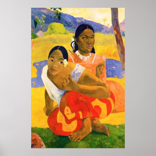 Paul Gauguin "When will you marry?" ポスター (正面)