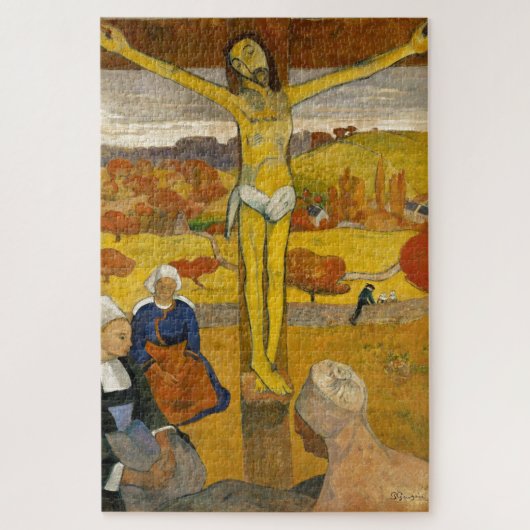Paul Gauguin Yellow Christ Painting ジグソーパズル (縦)