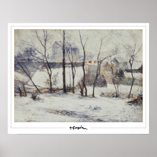 Paul Gauguin Zeding Art Poster #348 ポスター (正面)