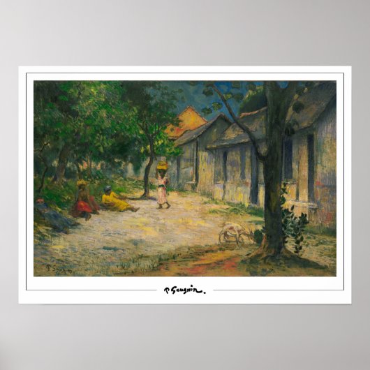 Paul Gauguin Zeding Art Poster #496 ポスター (正面)