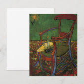 Paul Gauguin's Armchair by Vincent vanゴッホ (正面/裏面)