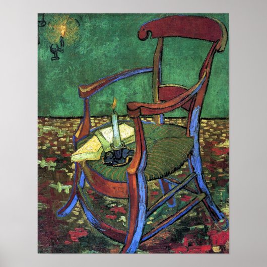 Paul Gauguin's Armchair by Vincent vanゴッホ1888 ポスター (正面)