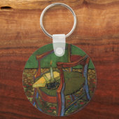 Paul Gauguin's Armchair by Vincent vanゴッホ キーホルダー (正面)